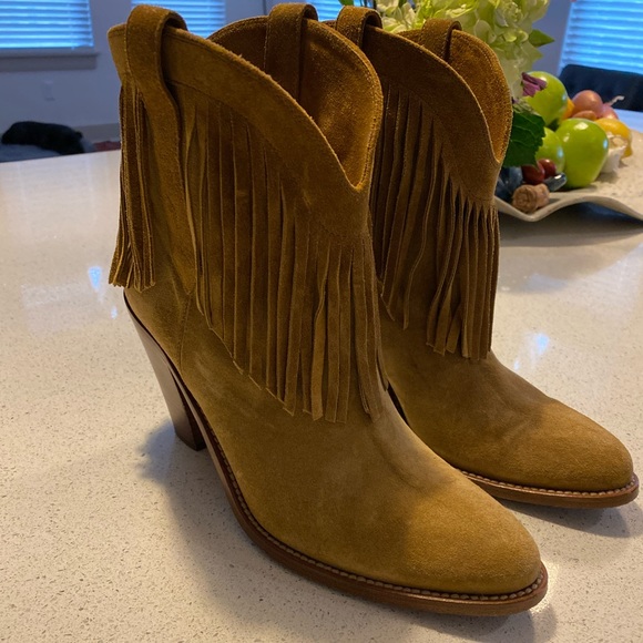 Saint Laurent Western fringe boot - Picture 2 of 6